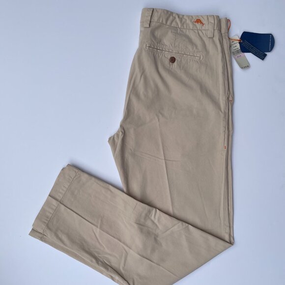 Tommy Bahama Del Chino Authentic Fit Men's Chino's NWT| Size 32x32 | Khaki Sands - Picture 2 of 4